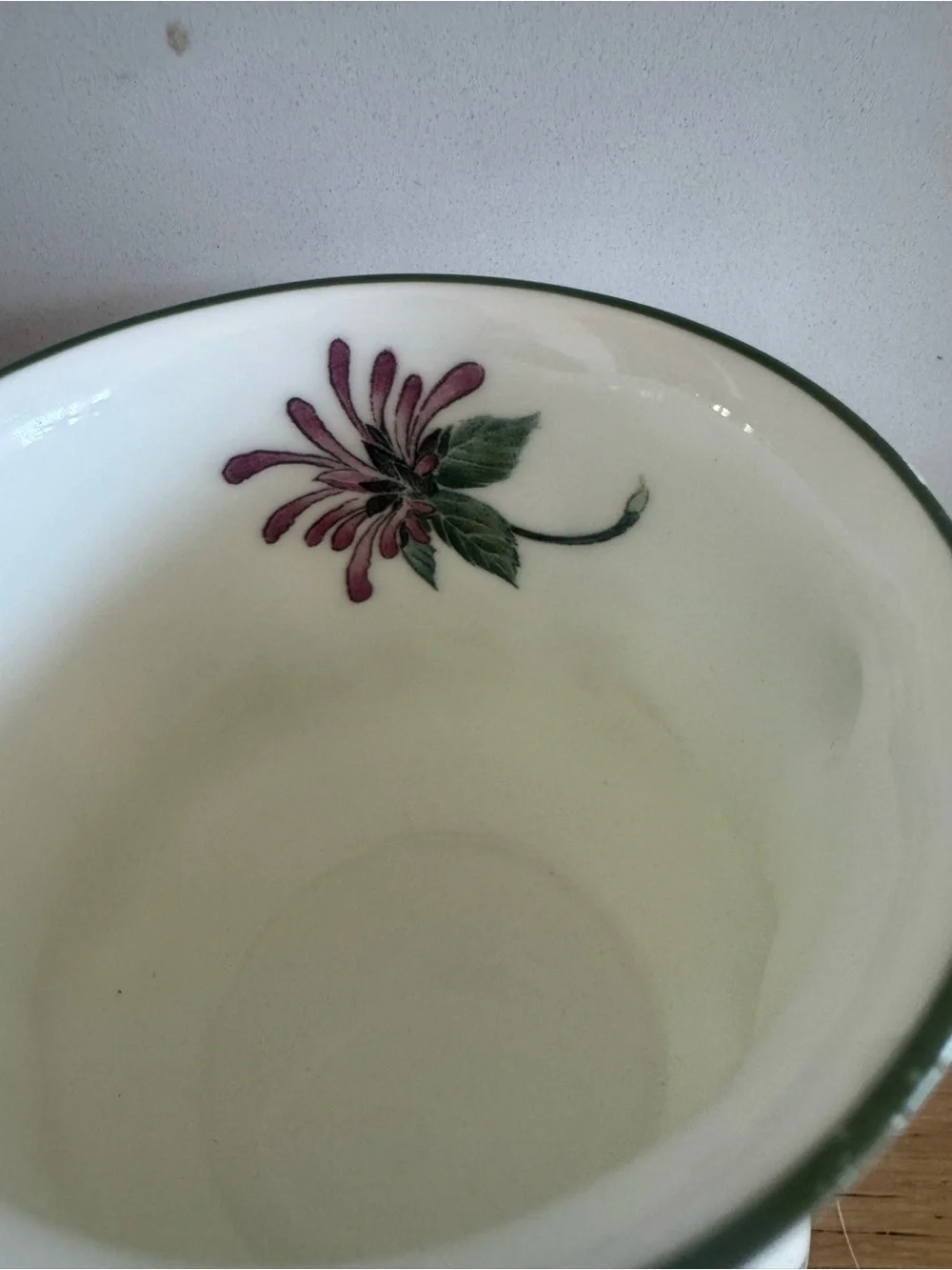 Vintage Staffordshire Fine Bone China Botanical Mug – Made in England